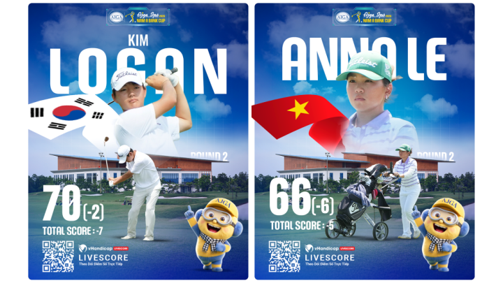 Đánh 66 gậy (-6), Anna Le độc chiếm đỉnh bảng sau vòng 2 AJGA IPS - Nam A Bank Cup 2026