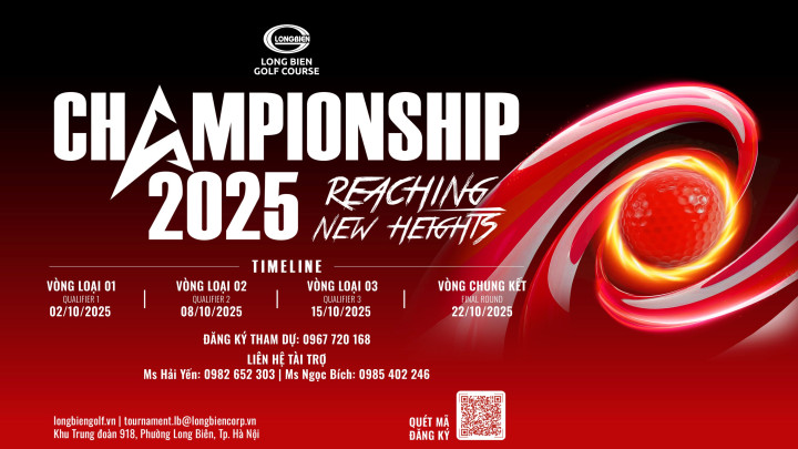 Long Bien Golf Course Championship 2025 sẽ chính thức khởi tranh ngày 02/10
