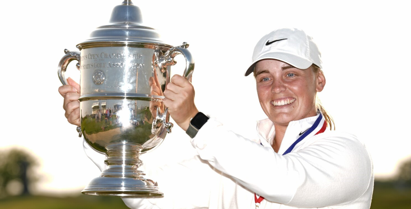 Không đặt nhiều kỳ vọng, Maja Stark lại rời U.S. Women’s Open với chiếc cúp vô địch