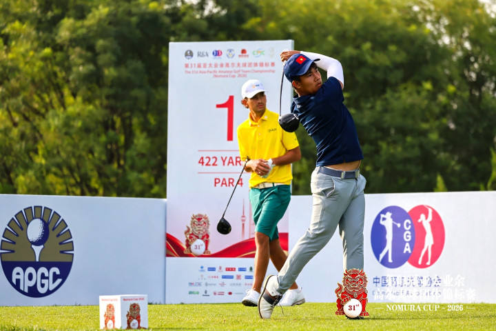 Hồ Anh Huy giành Top 10 cá nhân tại Nomura Cup 2026