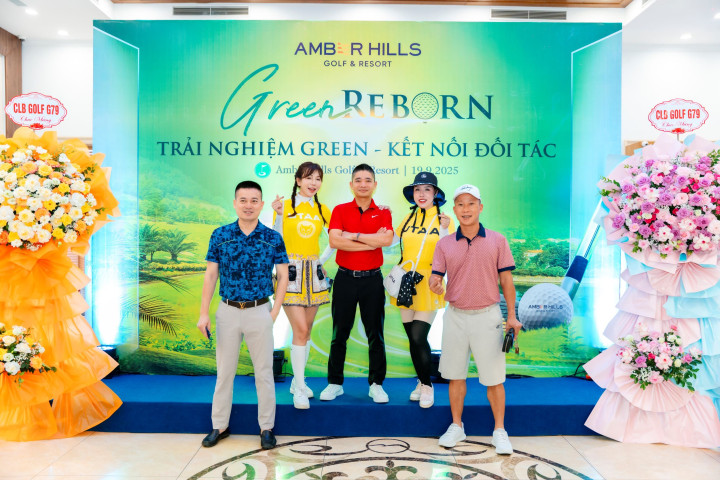 Sân Golf Amber Hills chuyển mình với chuỗi sự kiện GREEN REBORN