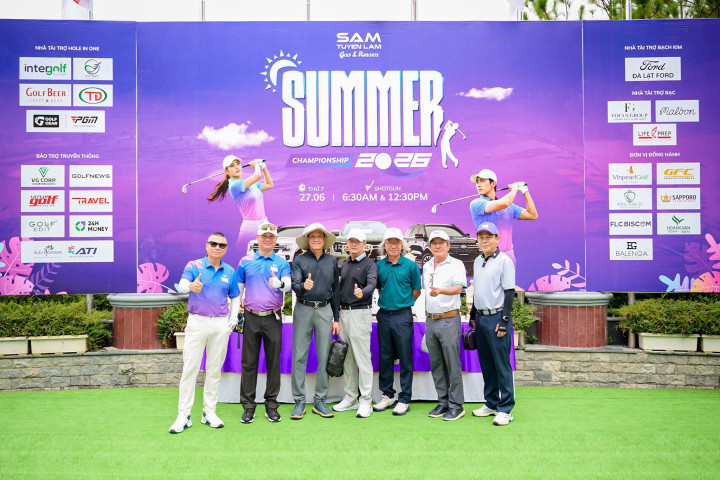 SAM Tuyền Lâm Summer Championship 2026: Tiếp tục khẳng định sức hút của điểm đến golf kết hợp nghỉ dưỡng tại Đà Lạt