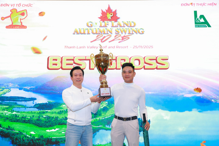 Golfer Nguyễn Bá Hai vô địch giải Golfland Autumn Swing 2025