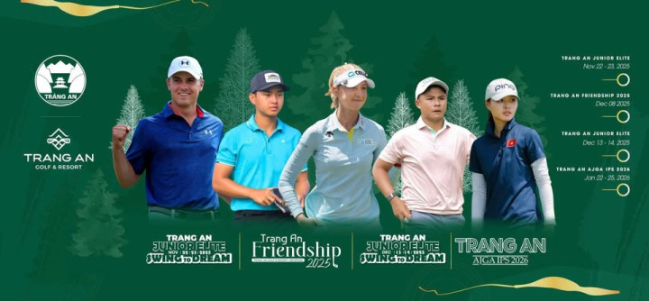 Trang An - AJGA International Pathway Series 2026 thu hút golfer từ 18 quốc gia tham dự