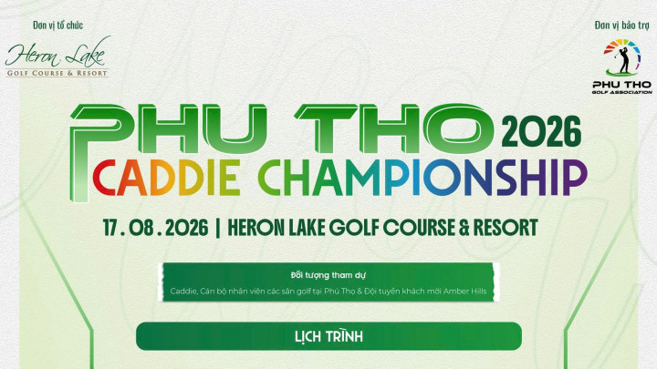 Sẵn sàng khởi tranh giải Phu Tho Caddie Championship 2026
