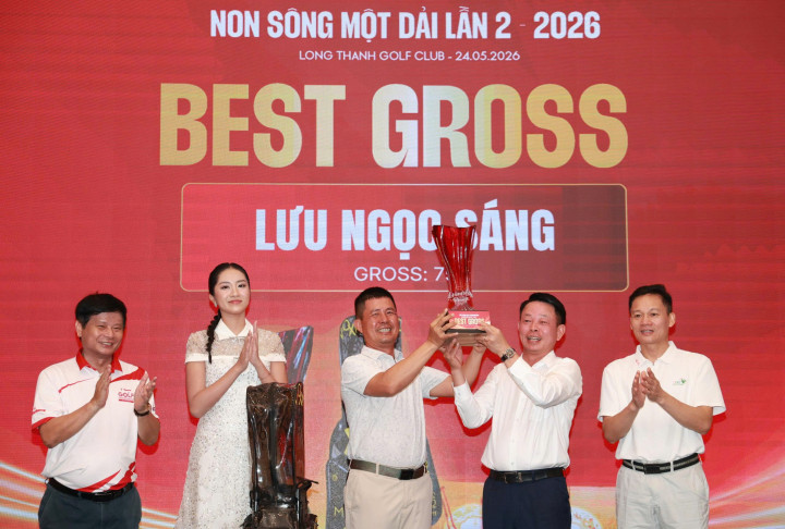 Golfer Lưu Ngọc Sáng vô địch Tiền Phong Golf Championship - Non sông một dải lần 2 năm 2026