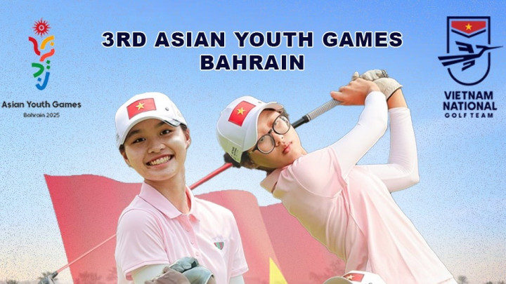 4 VĐV đại diện Việt Nam tham dự môn golf tại Đại hội Thể thao Trẻ Châu Á 2025
