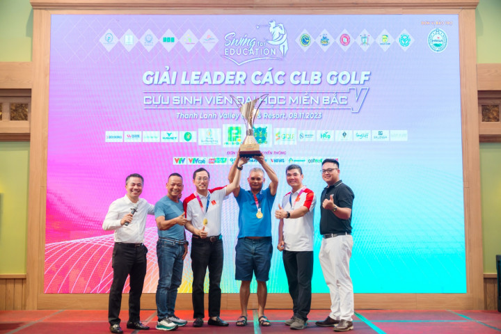 Golfer Trần Tuấn Anh vô địch giải Leader các CLB Golf cựu sinh viên Đại học miền Bắc 2023
