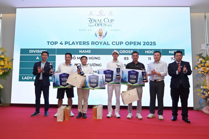 Royal Cup Open 2025 - Race to Dubai: Tìm ra 4 golfer giành vé đến với DP World Tour Championship