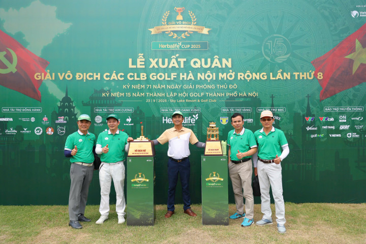 Công bố bộ Cup luân lưu hoàn toàn mới của Giải Vô địch các CLB Hà Nội Mở rộng 2025