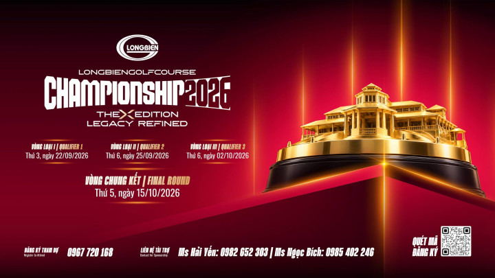 Long Bien Golf Course Championship 2026 lần đầu mở bảng đấu chuyên nghiệp