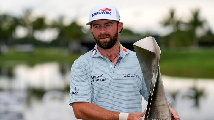 Cameron Young “dạo chơi” tại Cadillac Championship, vô địch cách biệt 6 gậy