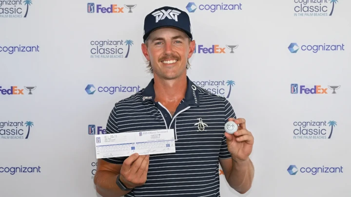 Cognizant Classic: Đánh 59 gậy vòng mở màn, Jake Knapp suýt san bằng kỷ lục ghi điểm trên PGA Tour