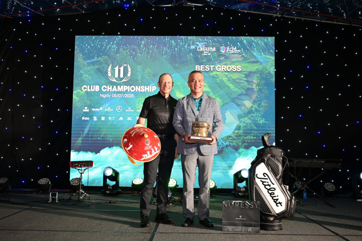 Golfer Tôn Đức Sáu đăng quang Club Championship 2025 tại Laguna Golf Lăng Cô