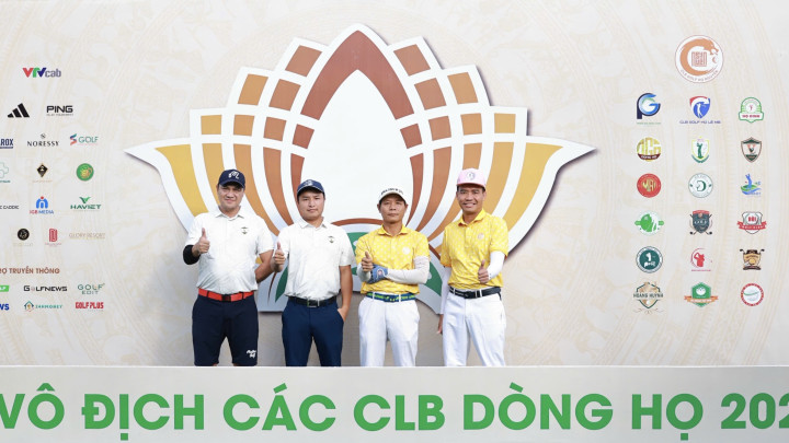 Vũ Võ tạo bất ngờ, dẫn đầu vòng 1 Giải VĐ Các CLB Golf Dòng Họ 2025
