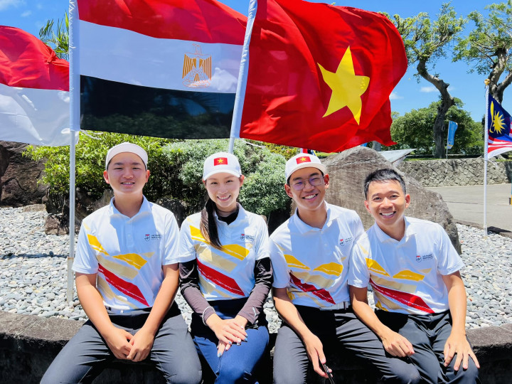 Khánh Hưng, Anh Minh, Khuê Minh tham dự giải Taiwan Amateur Golf Championship 2023