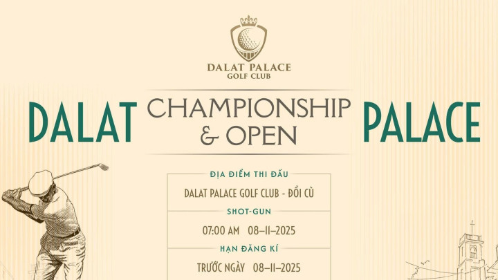 Sân Dalat Palace Golf Club chuẩn bị tổ chức giải vô địch CLB
