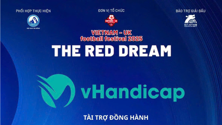 vHandicap đồng hành cùng “Golf cùng Huyền thoại 2025 - The Red Dream Golf Day”
