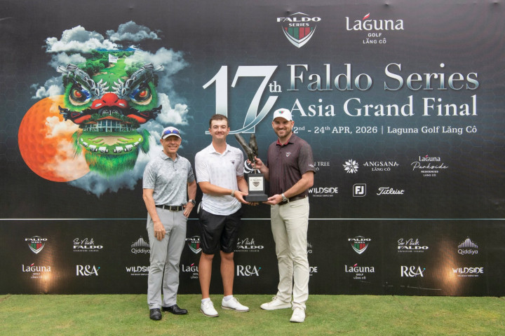 Golfer người Úc chấm dứt chuỗi thống trị của Việt Nam tại Faldo Series Asia Grand Final 2026