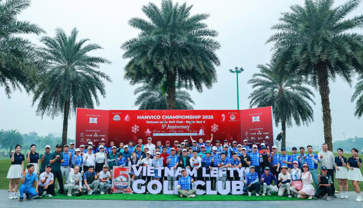 HANVICO CHAMPIONSHIP 2025 khép lại mùa giải sôi động của Vietnam Lefty Golf Club