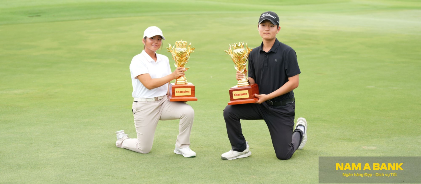 Anna Le và Logan Kim vô địch AJGA IPS - Nam A Bank Cup 2026