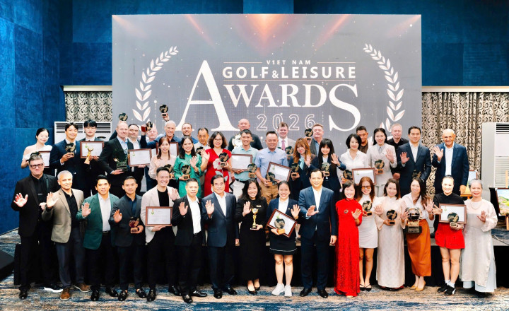 Hoiana Shores và Legend Valley được vinh danh "Sân golf Tốt nhất" và "Sân golf Mới Tốt nhất" tại Vietnam Golf & Leisure Awards 2026