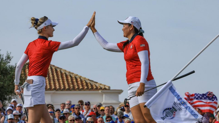 Solheim Cup 2023: Tuyển Mỹ dẫn 5-3 sau ngày thi đấu đầu tiên