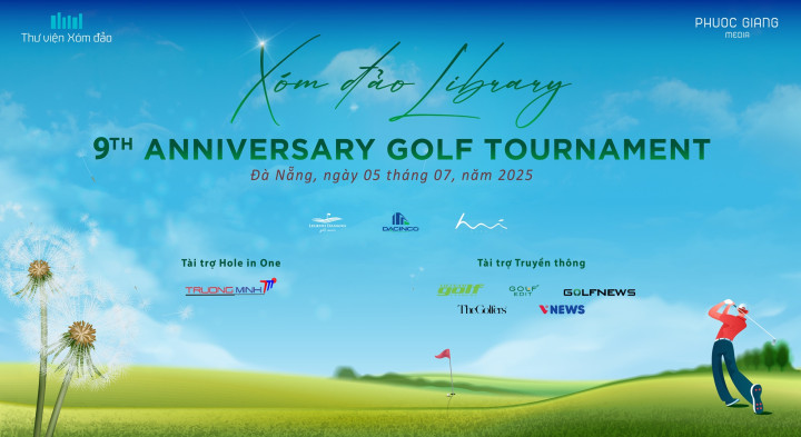 Thư viện Xóm Đảo tổ chức giải golf gây quỹ nhân kỷ niệm 9 năm thành lập