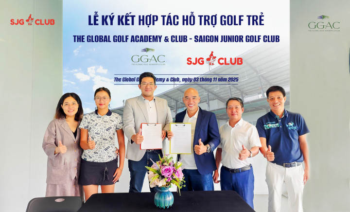 Saigon Junior Golf và GGAC ký kết hợp tác phát triển golf trẻ