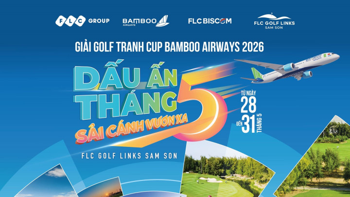 Giải golf tranh cúp Bamboo Airways 2026 công bố cơ cấu giải thưởng HIO hàng chục tỷ đồng