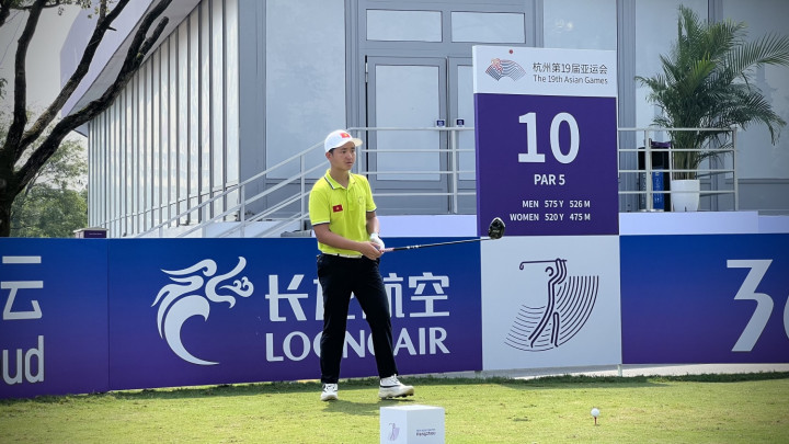 ASIAD 19: Nguyễn Anh Minh khởi đầu 68 gậy -4