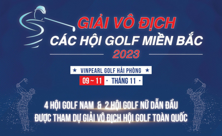 Hội golf Hải Phòng đăng cai giải Vô địch các Hội golf mền Bắc 2023