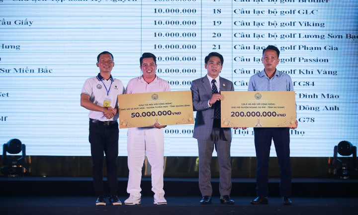 “Golf Hà Nội với cộng đồng”- Chương trình kết nối những tấm lòng