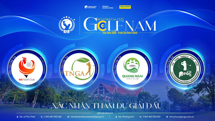 04 CLB đầu tiên xác nhận tham dự Giải Vô địch các CLB Golf Nam Toàn quốc 2026