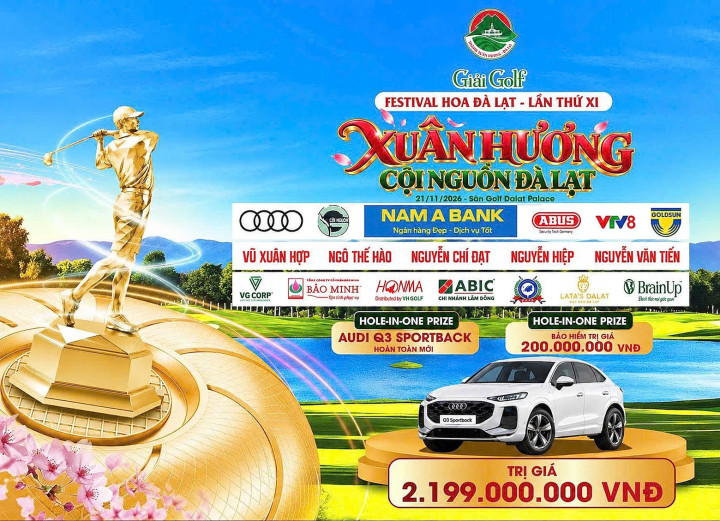 Giải Golf Xuân Hương - Cội Nguồn 2026: Kết nối doanh nhân, lan tỏa yêu thương