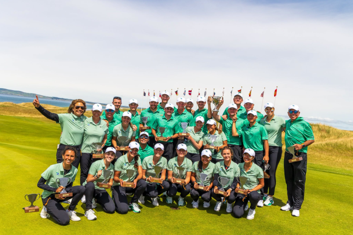 Nguyễn Anh Minh thắng áp đảo trận Single, cùng tuyển Quốc tế vô địch Arnold Palmer Cup 2026