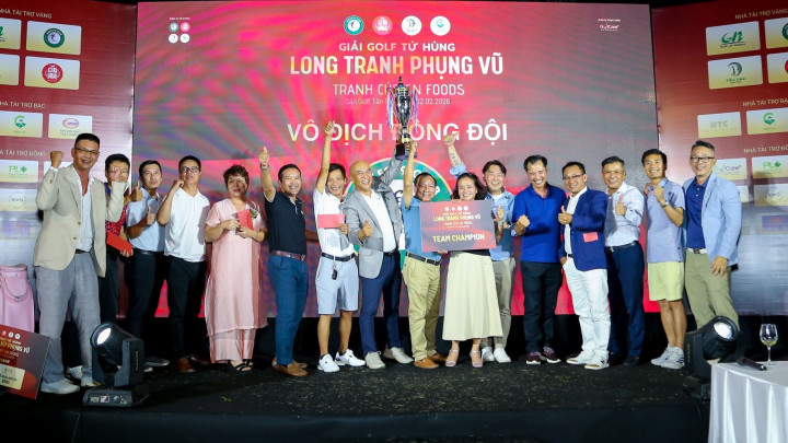 CLB Golf279 vô địch Giải golf Tứ Hùng - Long Tranh Phụng Vũ 2026