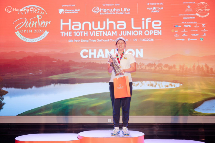 Vichayada Raemmuang vô địch, Lưu Đào Huy Nam giành Á quân tại VJO 2026