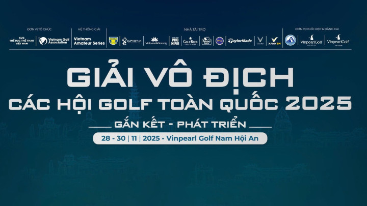 13 Hội golf tham dự giải Vô địch các Hội golf Toàn Quốc 2025